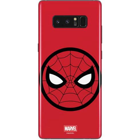 Marvel Spiderman Spiderman Emblem Galaxy Note 8 Skin