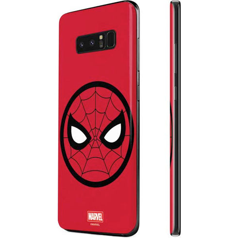 Marvel Spiderman Spiderman Emblem Galaxy Note 8 Skin