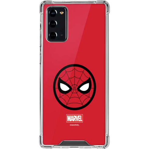 Marvel Spiderman Spiderman Emblem Galaxy Note20 5G Clear Case