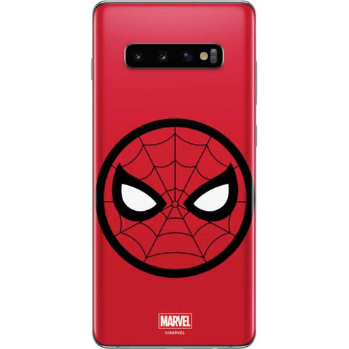 Marvel Spiderman Spiderman Emblem Galaxy S10 Plus Skin