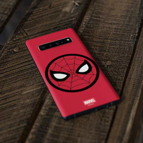 Marvel Spiderman Spiderman Emblem Galaxy S10 Plus Skin