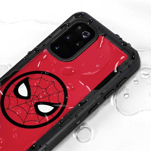 Marvel Spiderman Spiderman Emblem Galaxy S20 Plus Waterproof Case