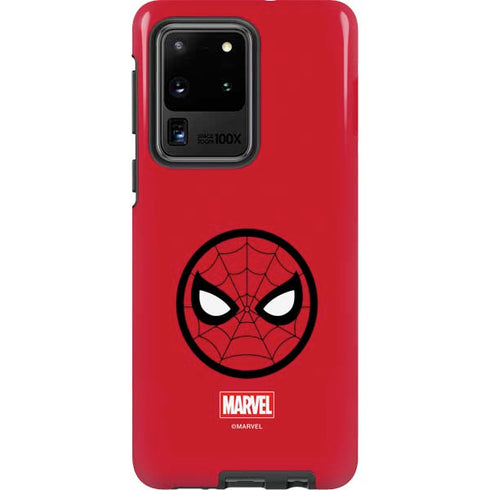 Marvel Spiderman Spiderman Emblem Galaxy S20 Ultra 5G Pro Case