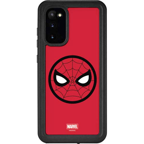 Marvel Spiderman Spiderman Emblem Galaxy S20 Waterproof Case