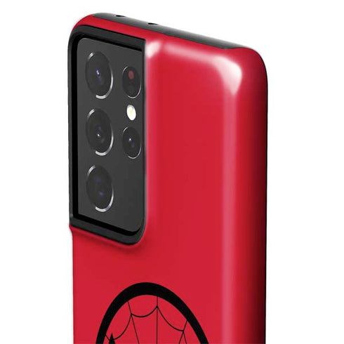 Marvel Spiderman Spiderman Emblem Galaxy S21 Ultra 5G Pro Case