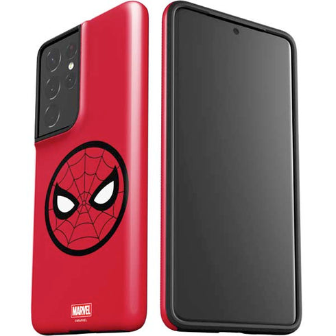Marvel Spiderman Spiderman Emblem Galaxy S21 Ultra 5G Pro Case