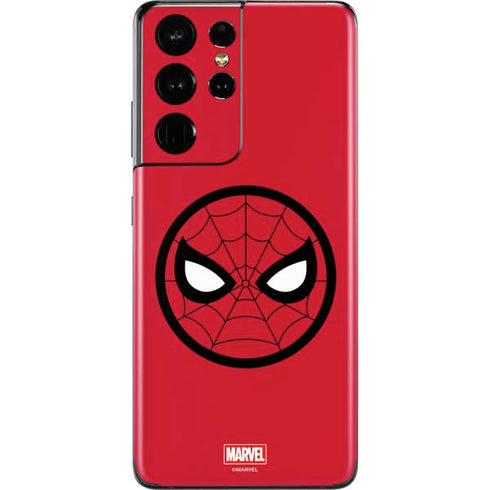Marvel Spiderman Spiderman Emblem Galaxy S21 Ultra 5G Skin