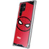 Marvel Spiderman Spiderman Emblem Galaxy S22 Ultra Clear Case