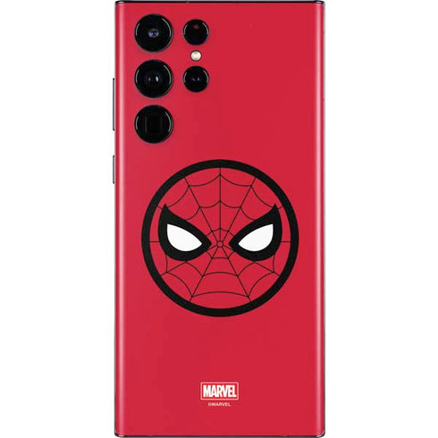 Marvel Spiderman Spiderman Emblem Galaxy S22 Ultra Skin