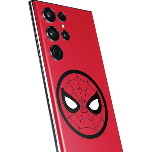 Marvel Spiderman Spiderman Emblem Galaxy S22 Ultra Skin