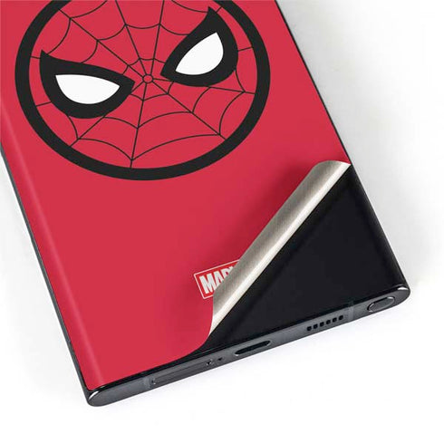Marvel Spiderman Spiderman Emblem Galaxy S22 Ultra Skin