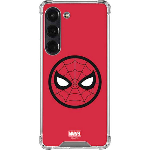 Marvel Spiderman Spiderman Emblem Galaxy S23 Clear Case