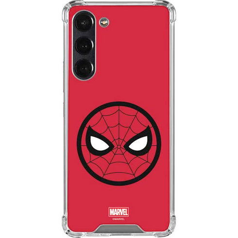 Marvel Spiderman Spiderman Emblem Galaxy S23 FE Clear Case