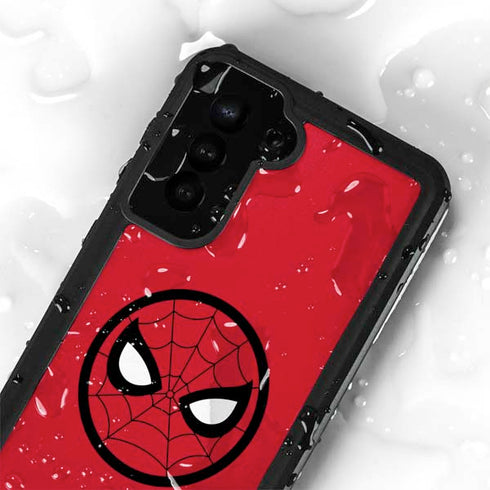Marvel Spiderman Spiderman Emblem Galaxy S23 Plus Waterproof Case