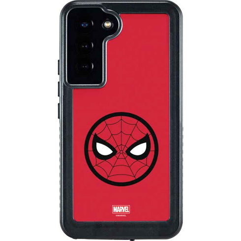Marvel Spiderman Spiderman Emblem Galaxy S24 Plus Waterproof Case