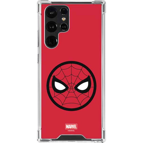 Marvel Spiderman Spiderman Emblem Galaxy S24 Ultra Clear Case
