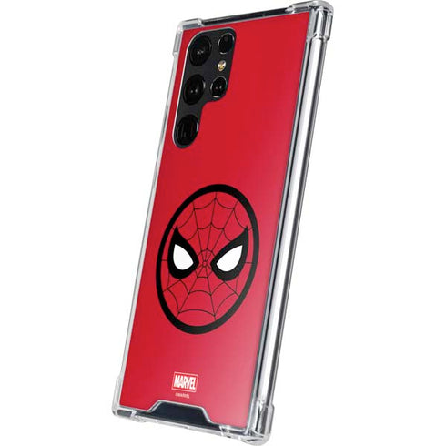 Marvel Spiderman Spiderman Emblem Galaxy S24 Ultra Clear Case