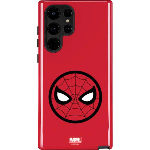 Marvel Spiderman Spiderman Emblem Galaxy Cases