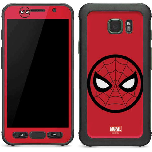Marvel Spiderman Spiderman Emblem Galaxy S7 Active Skin