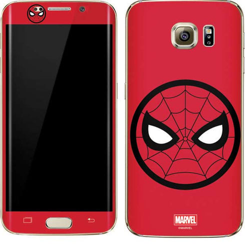 Marvel Spiderman Spiderman Emblem Galaxy S7 Edge Skin