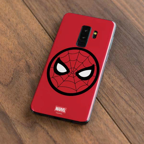 Marvel Spiderman Spiderman Emblem Galaxy S9 Plus Skin