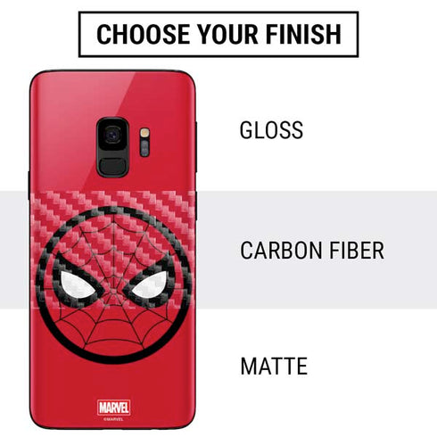 Marvel Spiderman Spiderman Emblem Galaxy S9 Skin