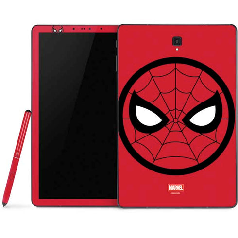 Marvel Spiderman Spiderman Emblem Samsung Galaxy Tab Skin
