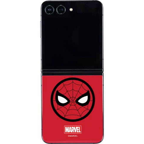 Marvel Spiderman Spiderman Emblem Galaxy Z Flip5 5G Skin