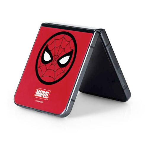 Marvel Spiderman Spiderman Emblem Galaxy Z Flip5 5G Skin