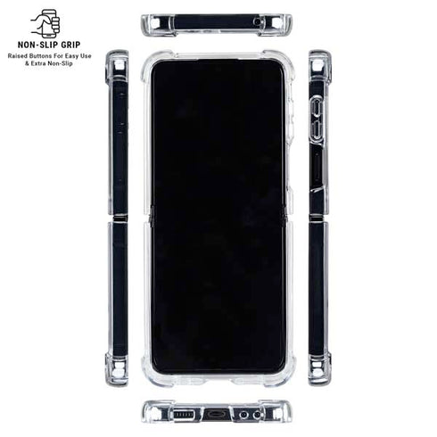 Marvel Spiderman Spiderman Emblem Galaxy Z Flip6 Clear Case