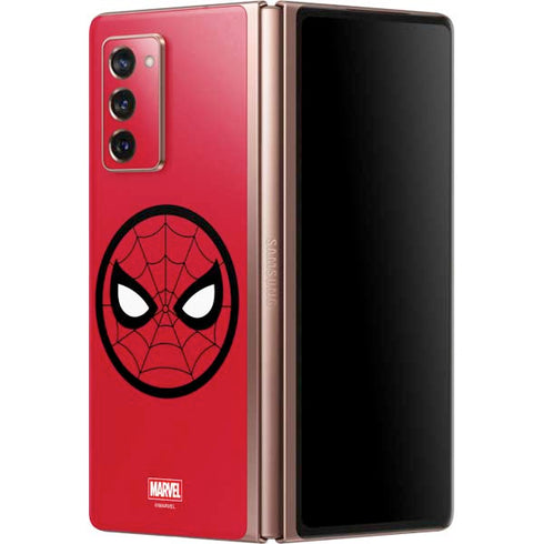 Marvel Spiderman Spiderman Emblem Galaxy Z Fold2 5G Skin