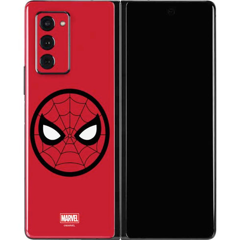 Marvel Spiderman Spiderman Emblem Galaxy Z Fold2 5G Skin
