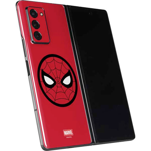 Marvel Spiderman Spiderman Emblem Galaxy Z Fold2 5G Skin