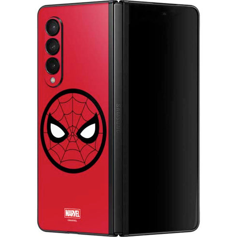Marvel Spiderman Spiderman Emblem Galaxy Z Fold3 5G Skin