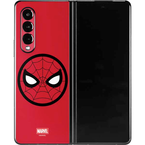 Marvel Spiderman Spiderman Emblem Galaxy Z Fold3 5G Skin