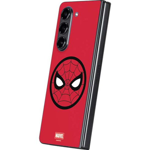 Marvel Spiderman Spiderman Emblem Galaxy Z Fold5 5G Skin