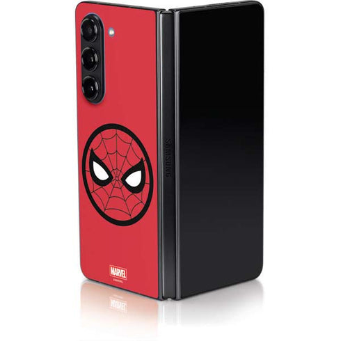 Marvel Spiderman Spiderman Emblem Galaxy Z Fold5 5G Skin
