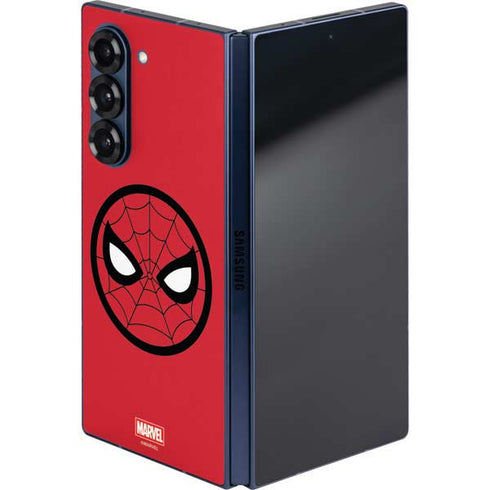Marvel Spiderman Spiderman Emblem Galaxy Z Fold6 Skin