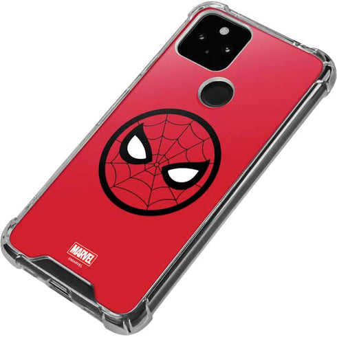 Marvel Spiderman Spiderman Emblem Google Pixel 4a 5G Clear Case