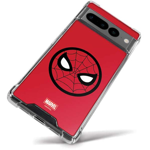 Marvel Spiderman Spiderman Emblem Google Pixel 7 Pro Clear Case