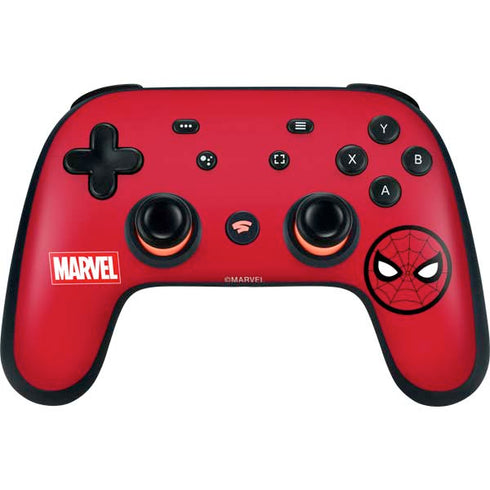 Marvel Spiderman Spiderman Emblem Google Stadia Controller Skin