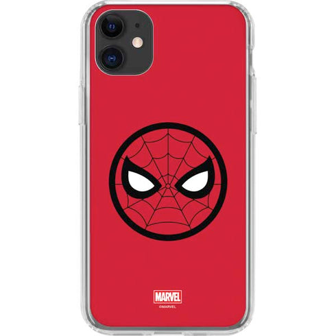 Marvel Spiderman Spiderman Emblem iPhone 11 Clear Case