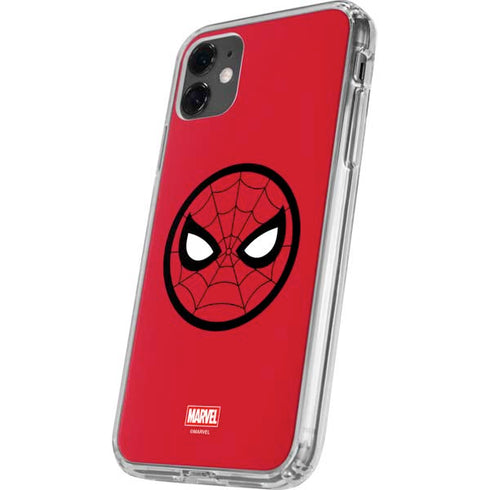 Marvel Spiderman Spiderman Emblem iPhone 11 Clear Case