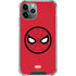 Marvel Spiderman Spiderman Emblem iPhone 11 Pro Max Clear Case