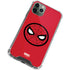 Marvel Spiderman Spiderman Emblem iPhone 11 Pro Max Clear Case