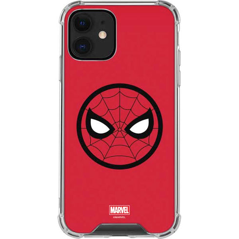 Marvel Spiderman Spiderman Emblem iPhone 12 Clear Case