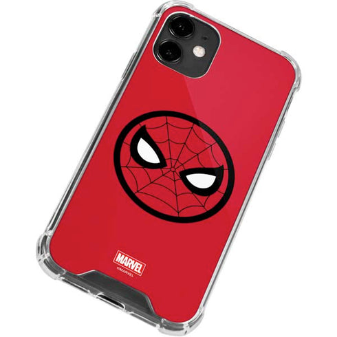Marvel Spiderman Spiderman Emblem iPhone 12 Clear Case