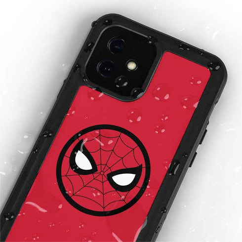 Marvel Spiderman Spiderman Emblem iPhone 12 Waterproof Case