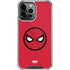 Marvel Spiderman Spiderman Emblem iPhone 13 Pro Max Clear Case