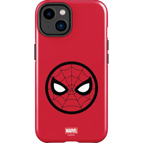 Marvel Spiderman Spiderman Emblem iPhone 14 Plus Impact Case